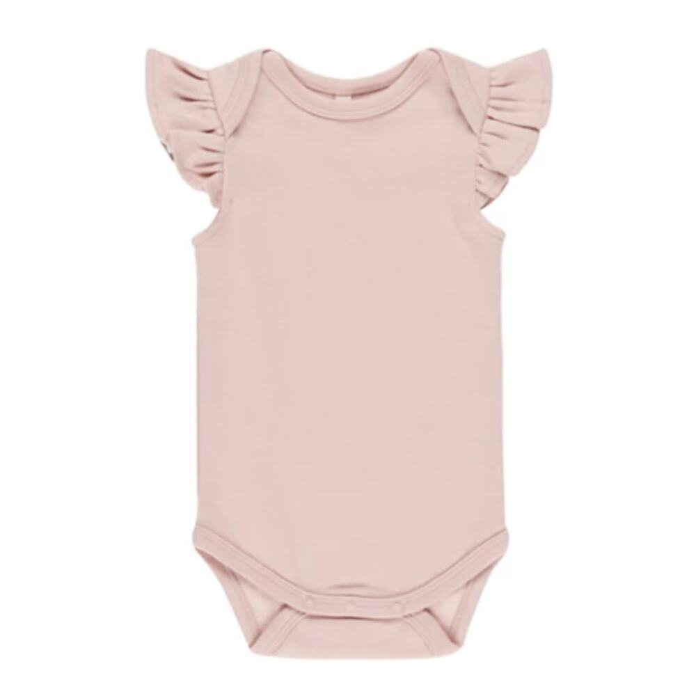 Rylee + Cru Quincy Mae Flutter Sleeve Onesie